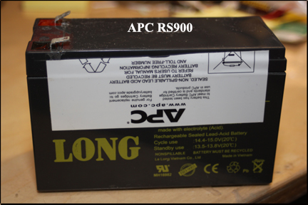 APC RS900 UPS - Single Battery of (2) Battery Pack