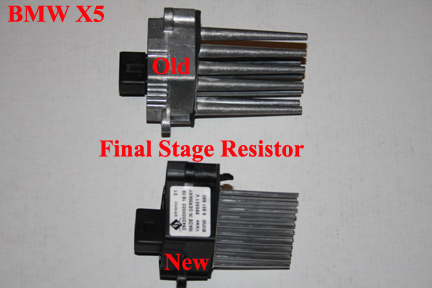 BMW X5 - final stage resistor.