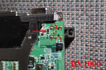 HP DV1000 - How to Replace the Power Jack.