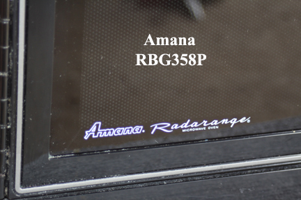 Amana RadarRange Model RBG358P