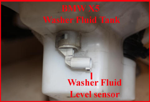 BMW X5 - Washer fluid level sensor