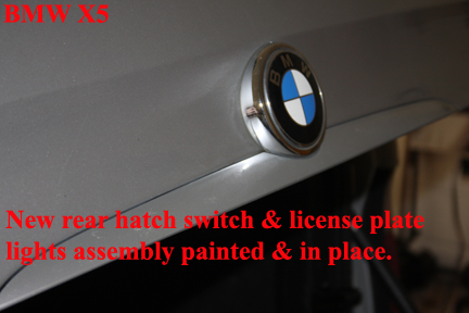 BMW X5 - Replacing the Rear Upper Hatch Switch - Job Complete.