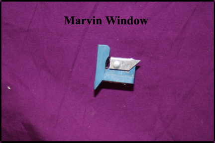 Marvin Wood Double Hung Windows - Shows Sash Catch without Elastic String