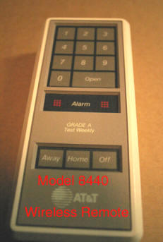 AT&T Home Security System - Model 8440 Wireless Keypad