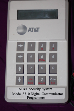 AT&T Security System - Model 8710 Digital Communicator Programmer