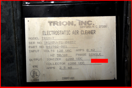 Trion Inc. Model TRIM-T Air Cleane